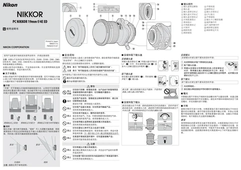 nikon尼康PC NIKKOR 19mm f